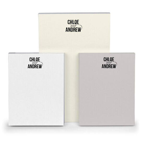 Modern Couple Notepad Set